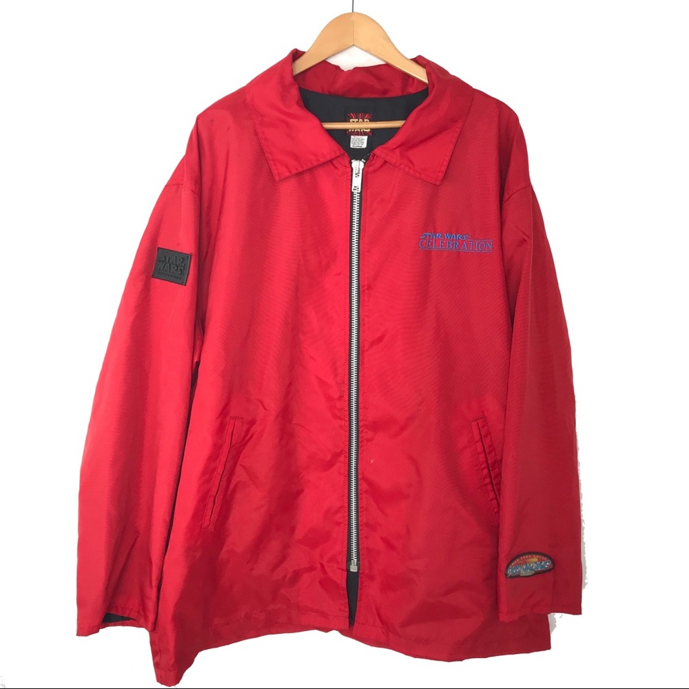 Stars Wars Celebration Mens Jacket Pod Racing Red